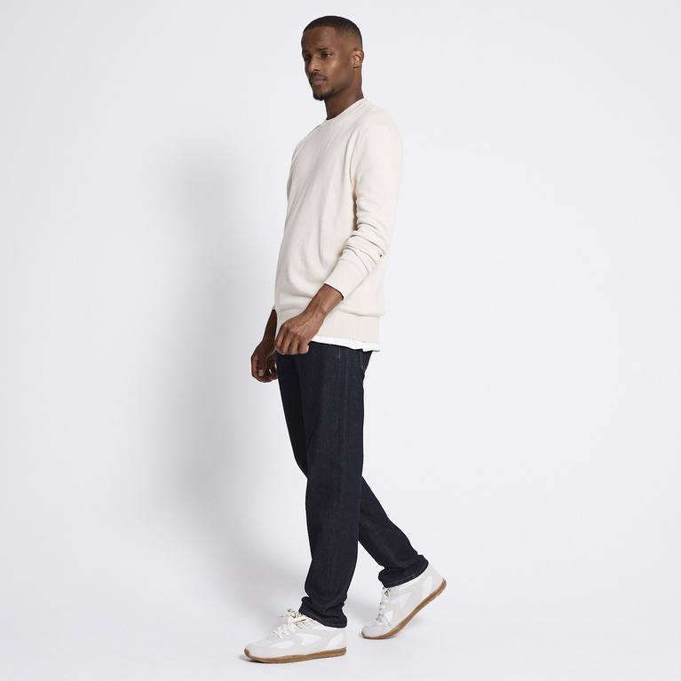 Fine-knit sweater "Ruben" Light Beige